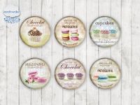 Motiv-Cabochons 141 25mm (6 Stk)