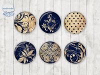 Motiv-Cabochons 208 12mm (12 Stk)