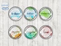 Motiv-Cabochons 281 12mm (12 Stk)