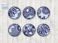 Motiv-Cabochons 329 12mm (12 Stk)