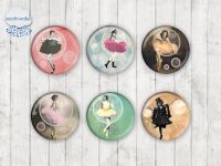 Motiv-Cabochons 443 25mm (6 Stk)