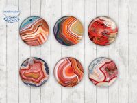 Motiv-Cabochons 487 8mm (12 Stk)