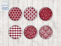 Motiv-Cabochons 596 25mm (6 Stk)