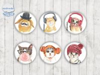 Motiv-Cabochons 848 25mm (6 Stk)