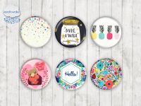 Motiv-Cabochons 884 16mm (12 Stk)