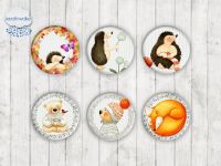 Motiv-Cabochons 923 12mm (12 Stk)