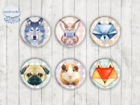 Motiv-Cabochons 954 8mm (12 Stk)