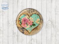 Motiv-Cabochons 205-4 Einzelset  12mm (1 Paar)