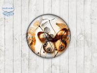 Motiv-Cabochons 327-4 Einzelset  12mm (1 Paar)