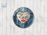 Motiv-Cabochons 446-3 Einzelset  12mm (1 Paar)