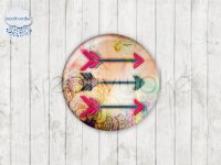 Motiv-Cabochons 483-2 Einzelset  8mm (1 Paar)