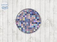 Motiv-Cabochons 525-1 Einzelset  8mm (1 Paar)