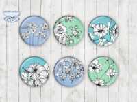 Motiv-Cabochons 1407 10mm (12 Stk)