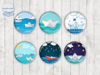 Motiv-Cabochons 1474 12mm (12 Stk)