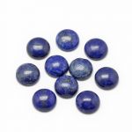 Edelsteine rund ∅ 12mm 1 Paar Lapislazuli 