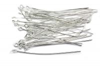 Kettelstifte silber, 5-7cm , 50 Stück 