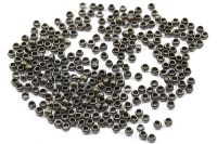 Quetschperlen 2mm bronze/silber 100 Stk Bronze