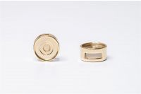 Cuoio Schieber gold für 12mm Cabochons 