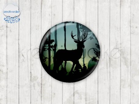 Motiv-Cabochons 1055-1 Einzelset  8mm (1 Paar)