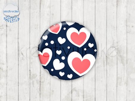 Motiv-Cabochons 1093-1 Einzelset  12mm (1 Paar)