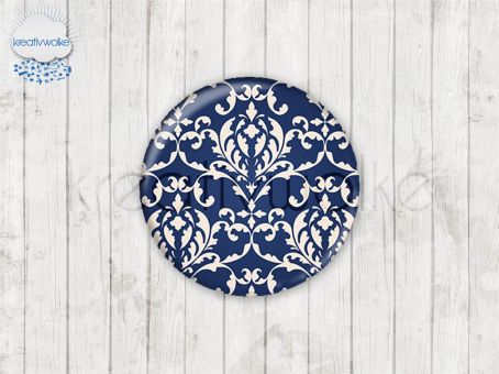 Motiv-Cabochons 1193-5 Einzelset  8mm (1 Paar)