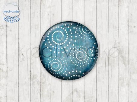 Motiv-Cabochons 1234-3 Einzelset  12mm (1 Paar)