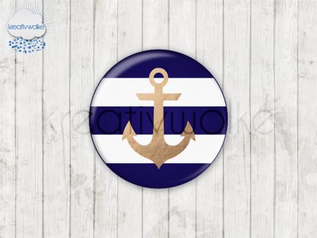 Motiv-Cabochons 1298-2 Einzelset  8mm (1 Paar)