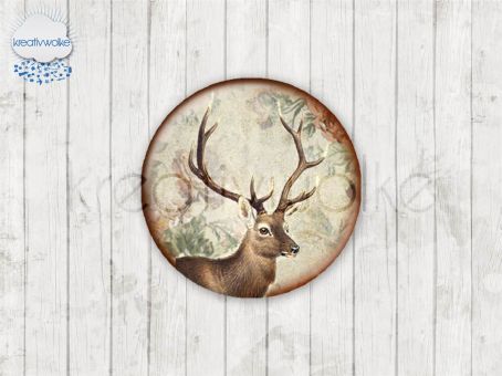 Motiv-Cabochons 1305-6 Einzelset  12mm (1 Paar)