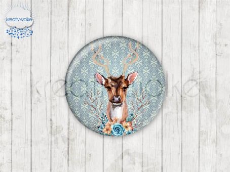 Motiv-Cabochons 1624-5 Einzelset  12mm (1 Paar)