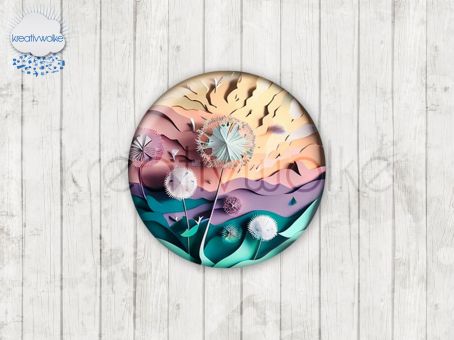 Motiv-Cabochons 1929-2 Pusteblume | Loewenzahn 