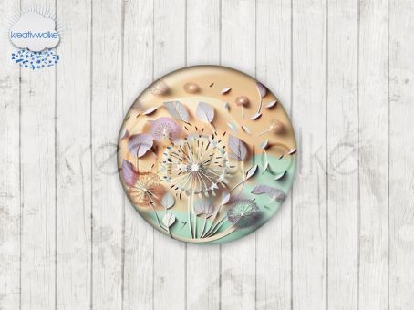 Motiv-Cabochons 1929-3 Pusteblume | Loewenzahn 