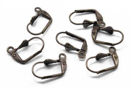 Klappbrisuren antikbronze  50 Stück