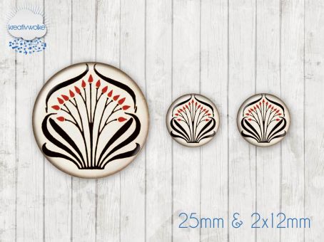 Motiv-Cabochon Set 128 