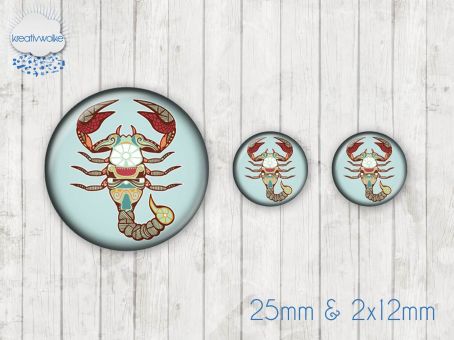 Motiv-Cabochon Set 025 