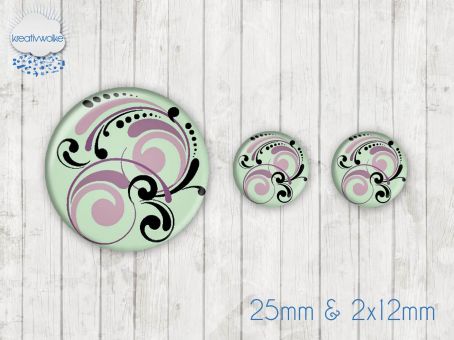 Motiv-Cabochon Set 060 