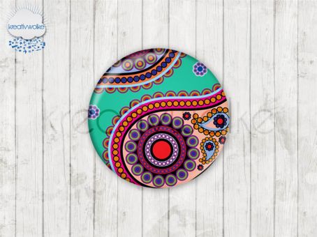 Motiv-Cabochons 019-4 Einzelset  10mm (1 Paar)