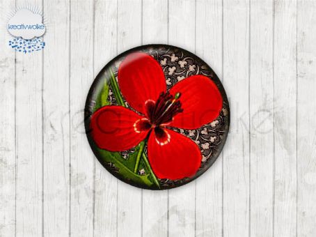 Motiv-Cabochons 082-4 Einzelset  8mm (1 Paar)
