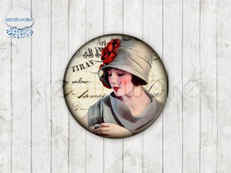 Motiv-Cabochons 095-6 Einzelset  14mm (1 Paar)