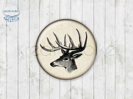 Motiv-Cabochons 107-5 Einzelset  12mm (1 Paar)