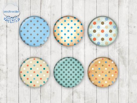 Motiv-Cabochons 005 Polka Dots 