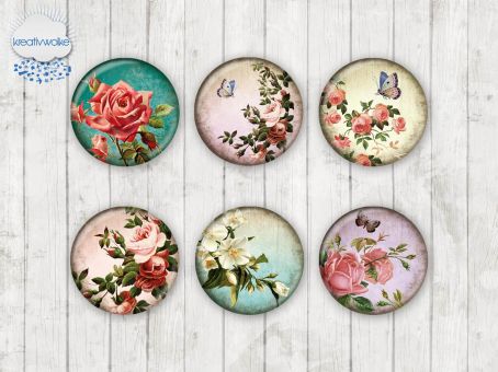 Motiv-Cabochons 068 25mm (6 Stk)