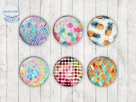 Motiv-Cabochons 1109 10mm (12 Stk)