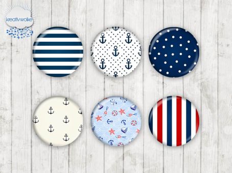 Motiv-Cabochons 1112 8mm (12 Stk)