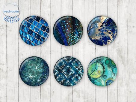 Motiv-Cabochons 1235 25mm (6 Stk)