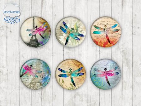 Motiv-Cabochons 191 25mm (6 Stk)