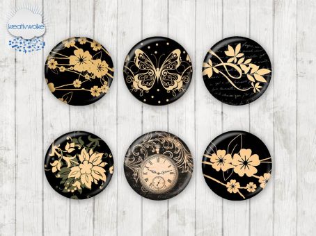 Motiv-Cabochons 201 12mm (12 Stk)