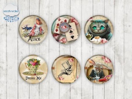 Motiv-Cabochons 206 25mm (6 Stk)