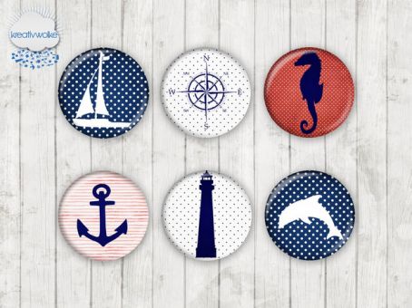 Motiv-Cabochons 260 18mm (6 Stk)