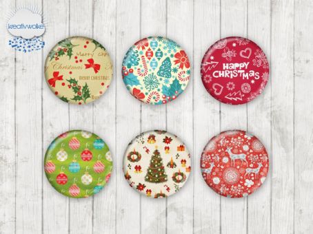 Motiv-Cabochons 265 25mm (6 Stk)