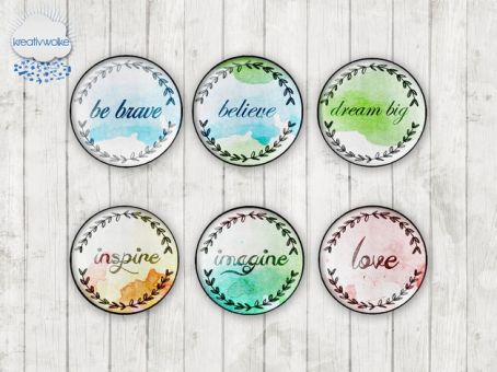 Motiv-Cabochons 281 8mm (12 Stk)